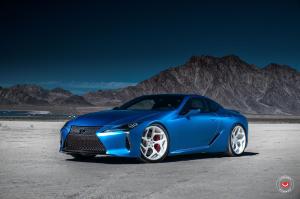2017 Lexus LC500 on Vossen Wheels (CG-205T)